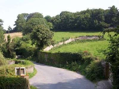 Back towards the Rock cutting looking towards Berrynarbor.