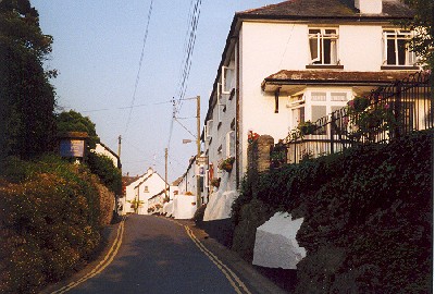 Walking up Pitt Hill.