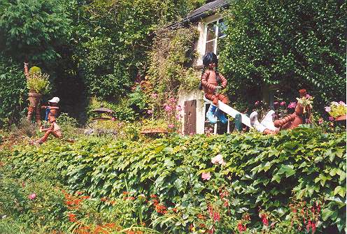 The flower pot kids.