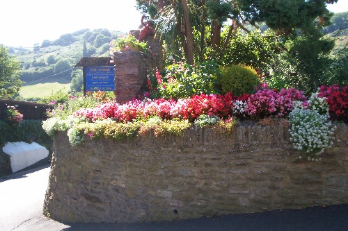 Outside the Lodge Country House.