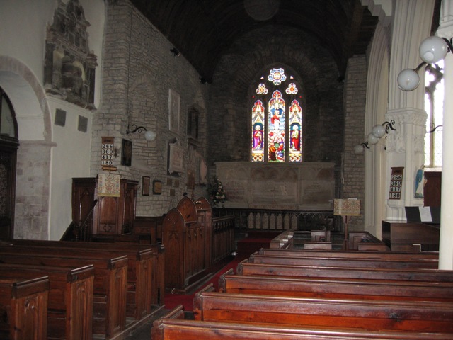 Inside Saint Peter's church