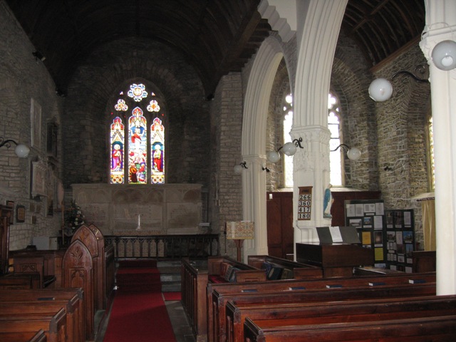 Inside Saint Peter's church