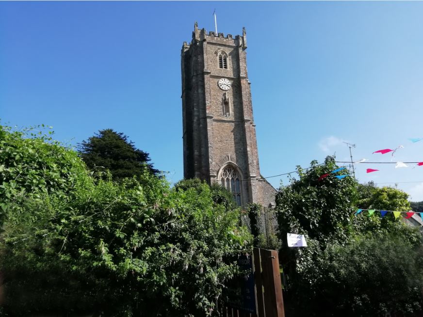 Saint Peter's church. Taken from the play school grounds.