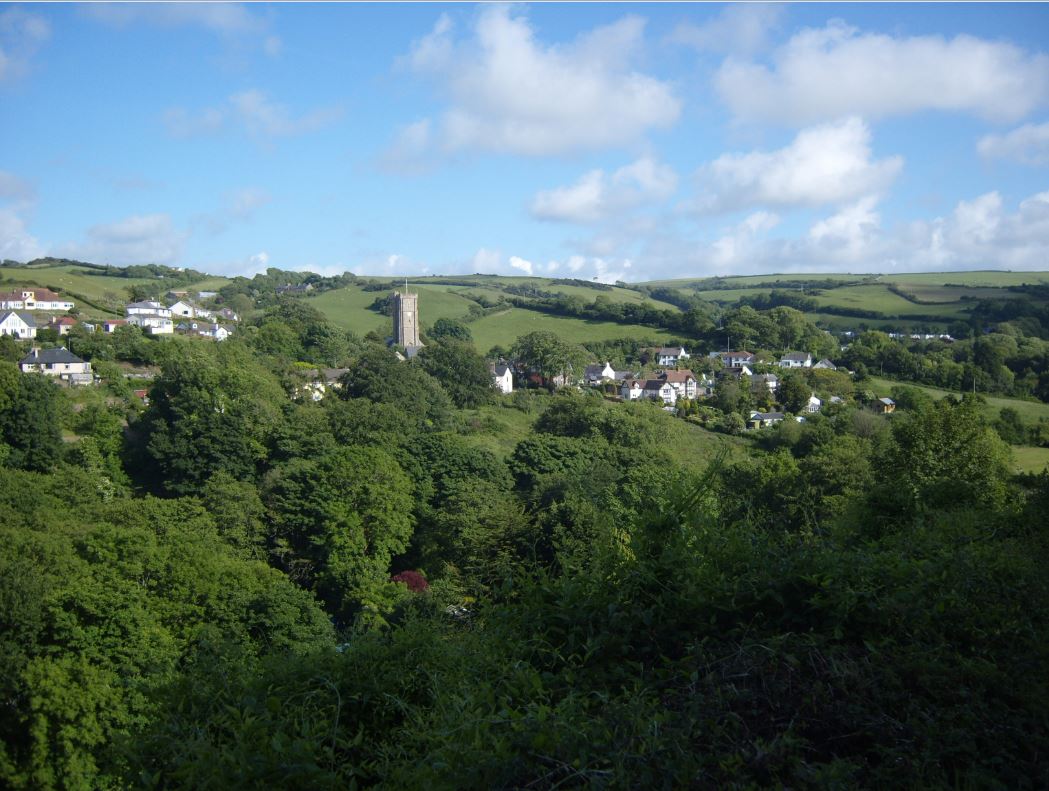 InStanding on Haggington hill over looking Berrynarbor.